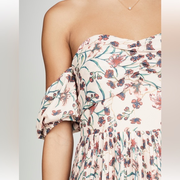 Shopbop O.P.T. Petal Maxi Dress / Red Floral - Picture 2 of 10